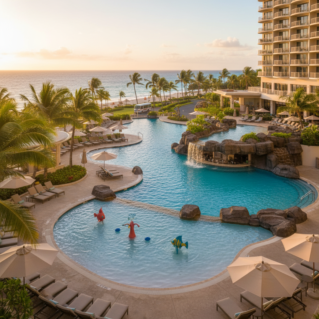 グアム・クラウンプラザホテル家族旅行 – 空港から天然プールまで完璧な3日間コース