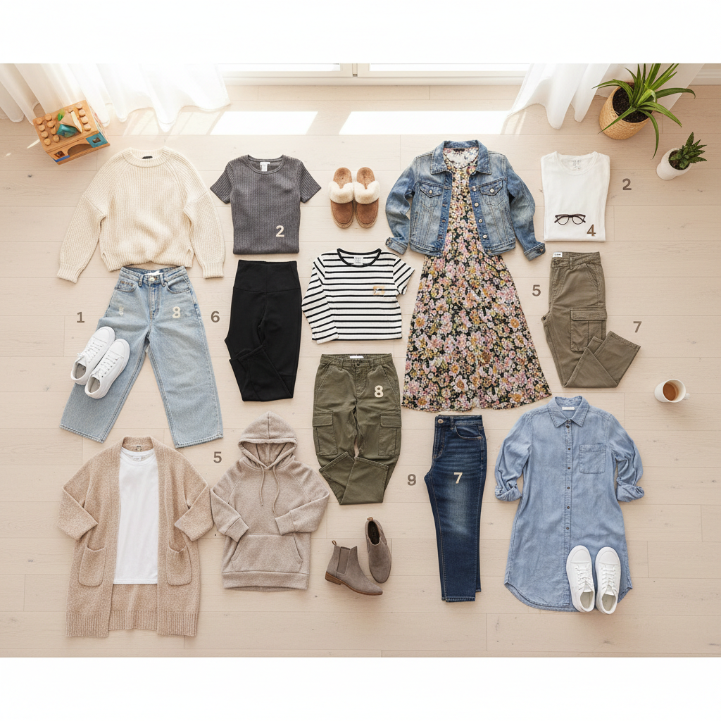 Mom Daily Fashion — 7 Formulas to Look Stylish Yet Comfortable in Your 30s