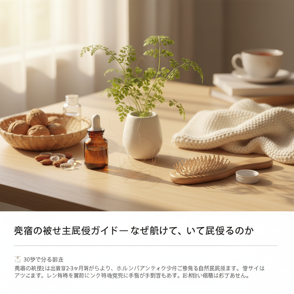 産後の抜け毛回復ガイド — なぜ抜けて、いつ回復するのか