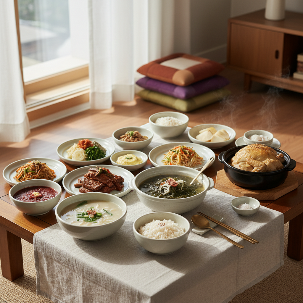 산후조리 음식 BEST 10 — 한식 기반 2026 엄마 회복 식단