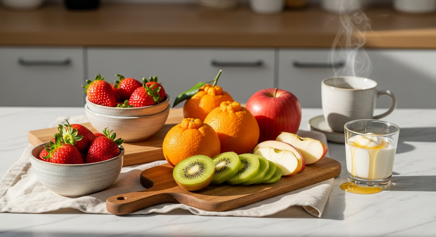 아이 면역력 높이는 봄철 제철 과일 간식 7가지 — 딸기·한라봉 영양 레시피