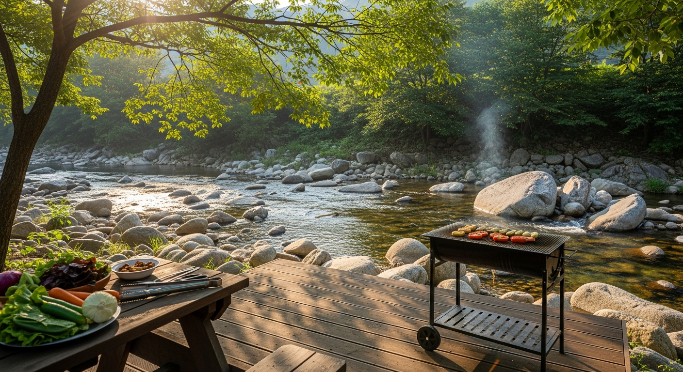 Yangpyeong Kids Pension: 2D1N Stream Play & BBQ Review