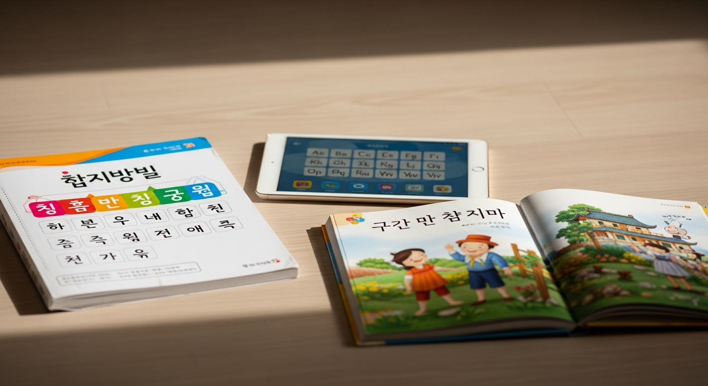 Hangul Workbooks vs Apps vs Picture Books: What My 4-Year-Old Actually Picks Every Day