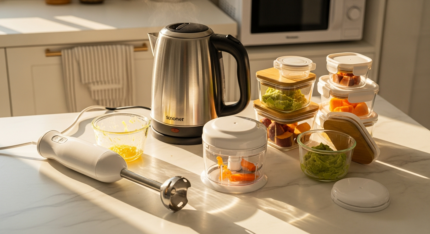 5 Kitchen Appliances That Cut Baby Food Prep to 30 Minutes